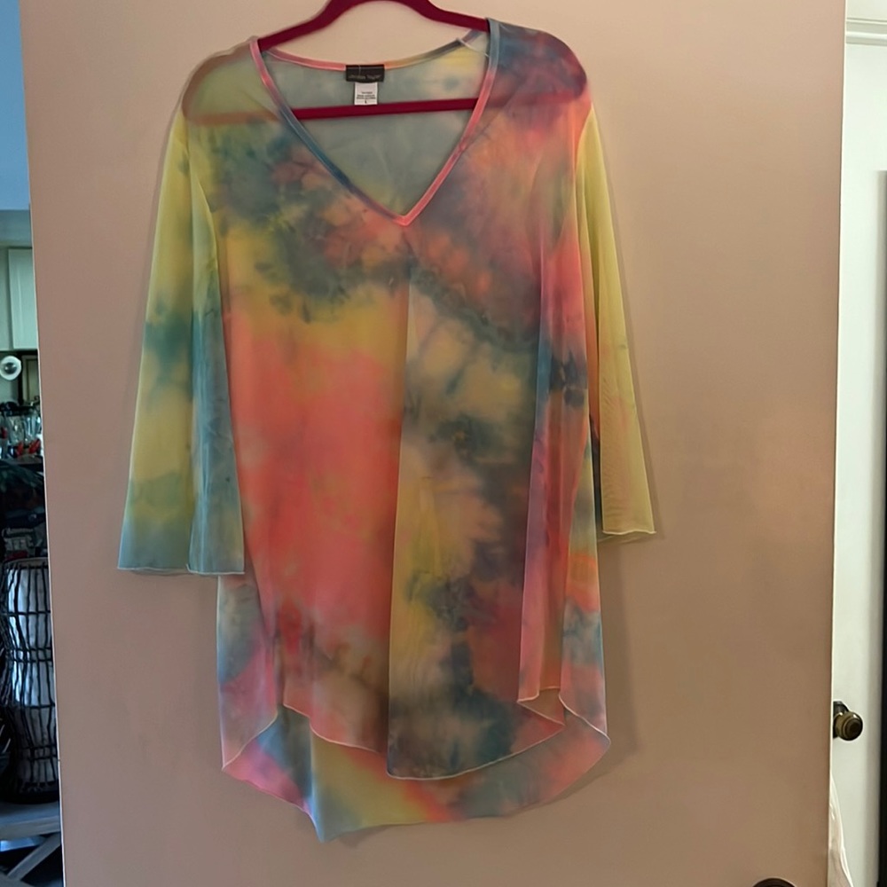 Tye die swimming wear.cover up.you can wear it around the house two